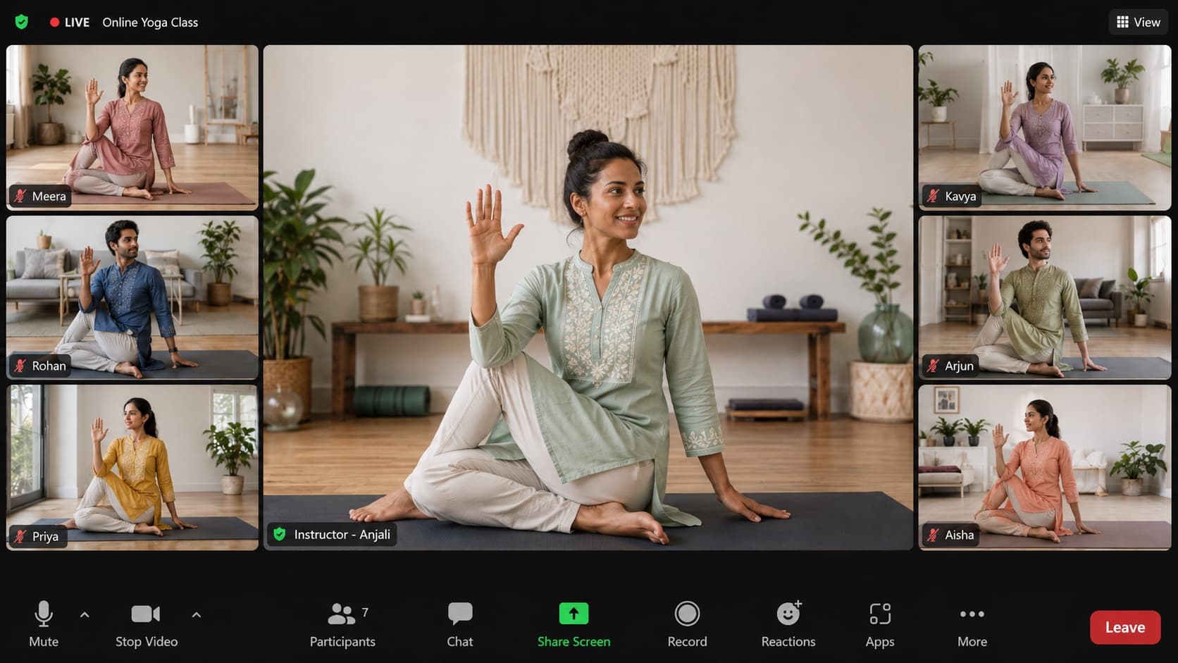 Daily Online Yoga Classes